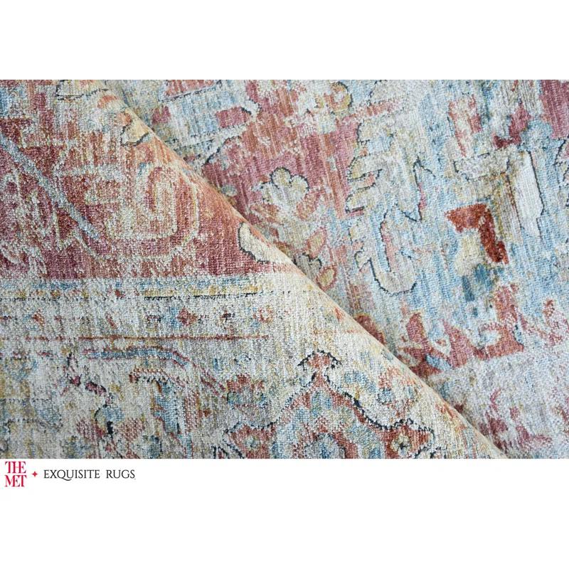 The Met x Exquisite Rugs Antique Loom Rust/Beige Area Rug