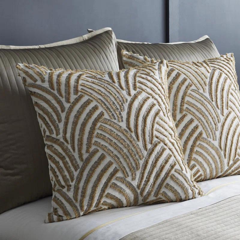 Trevi Abstract Linen Throw Pillow
