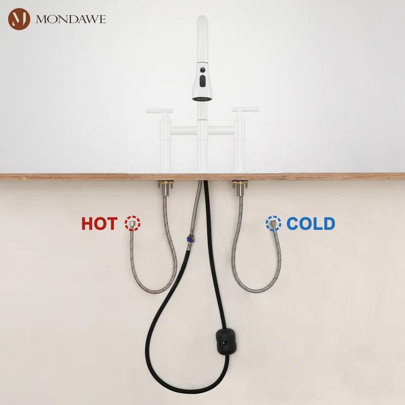 Mondawe Pull Down Kitchen Faucet