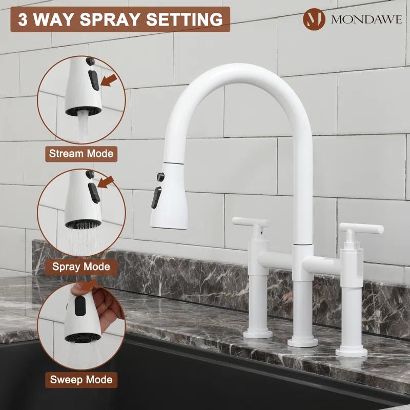 Mondawe Pull Down Kitchen Faucet