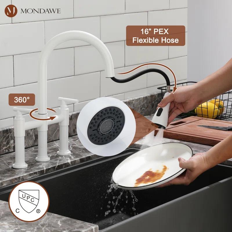 Mondawe Pull Down Kitchen Faucet