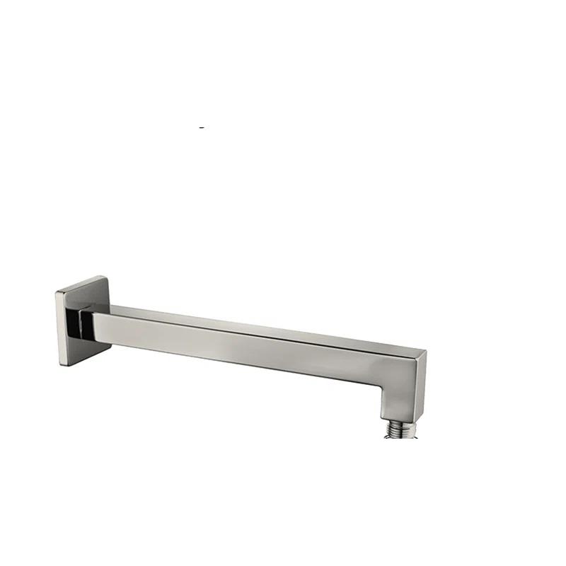 9"Metal Square Shower Arm,Brushed Nickel