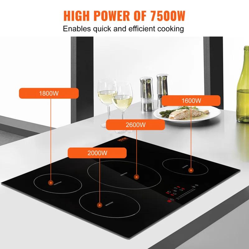 VEVOR 30" 4 Burner Induction Cooktop