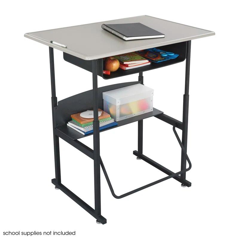 Safco Products Company AlphaBetter® Metal Adjustable Height Open Front Desk