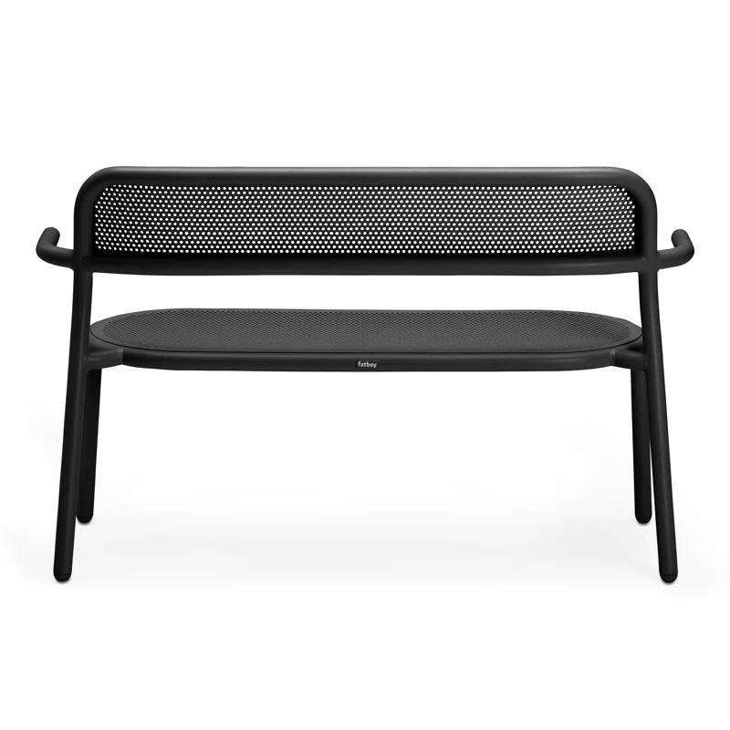 Bankski Anthracite Powder Coated Aluminum Outdoor Bench for 3