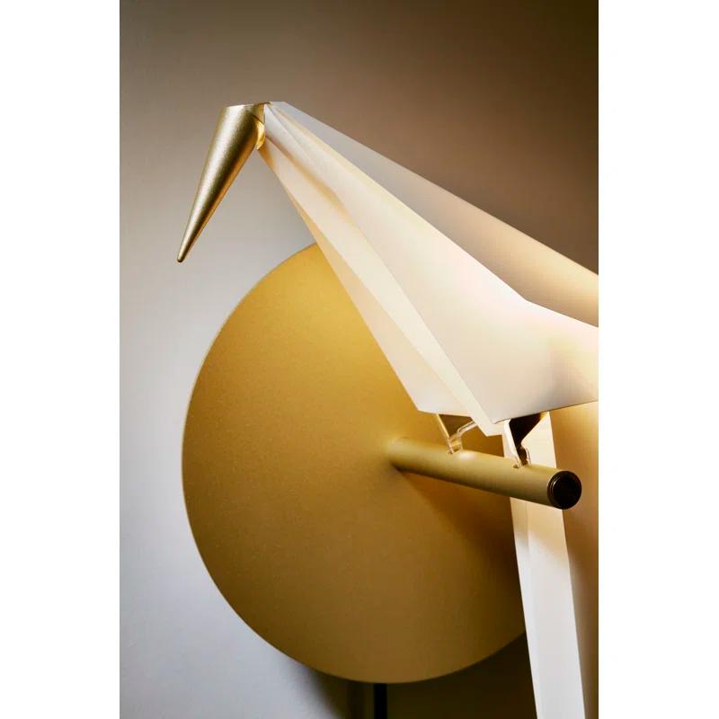 Perch Light LED Dimmable Brass Gold Sconce