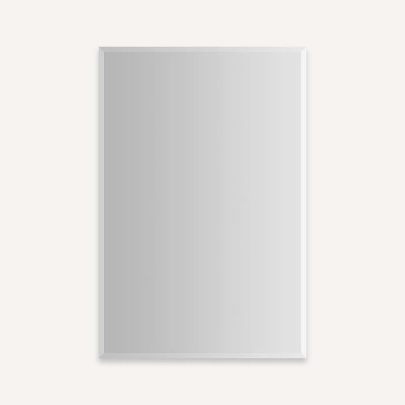 Modern 30" Classic Gray Frameless Medicine Cabinet with Interior Mirror