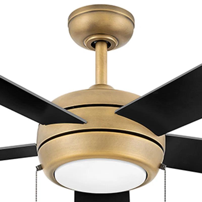 Marcin 52'' 5 Blade Ceiling Fan with LED Light Kit