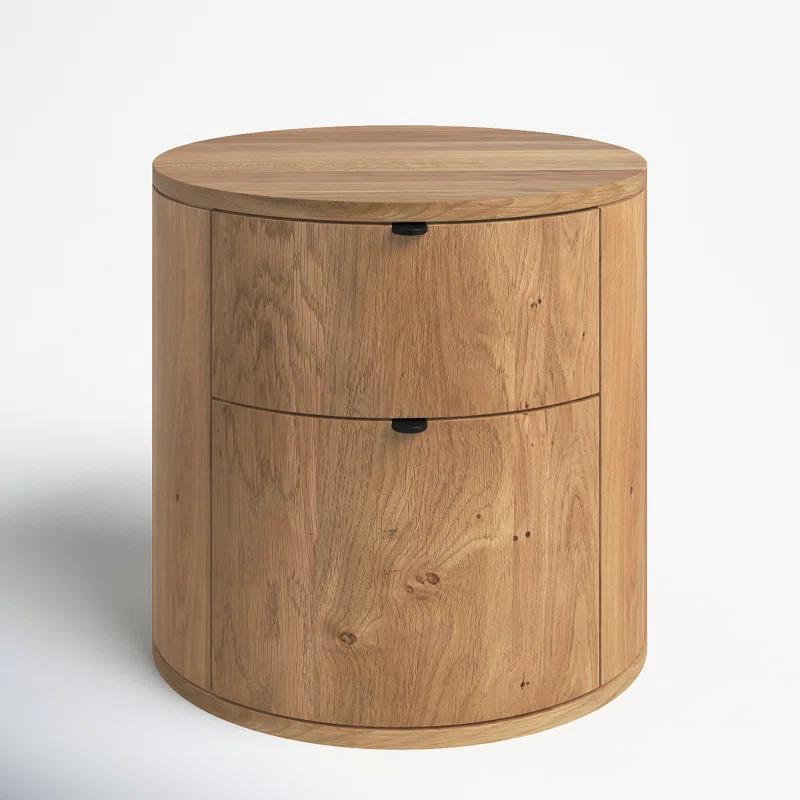 Kono 2-Drawer Nightstand - Natural