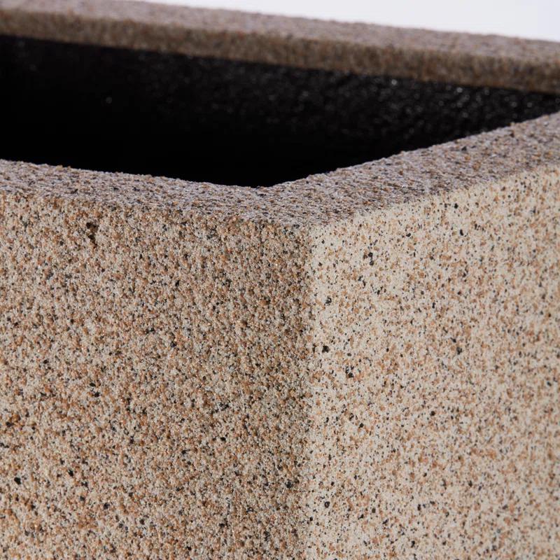 Sandstone Granite Extra Large Rectangular Polymer Planter