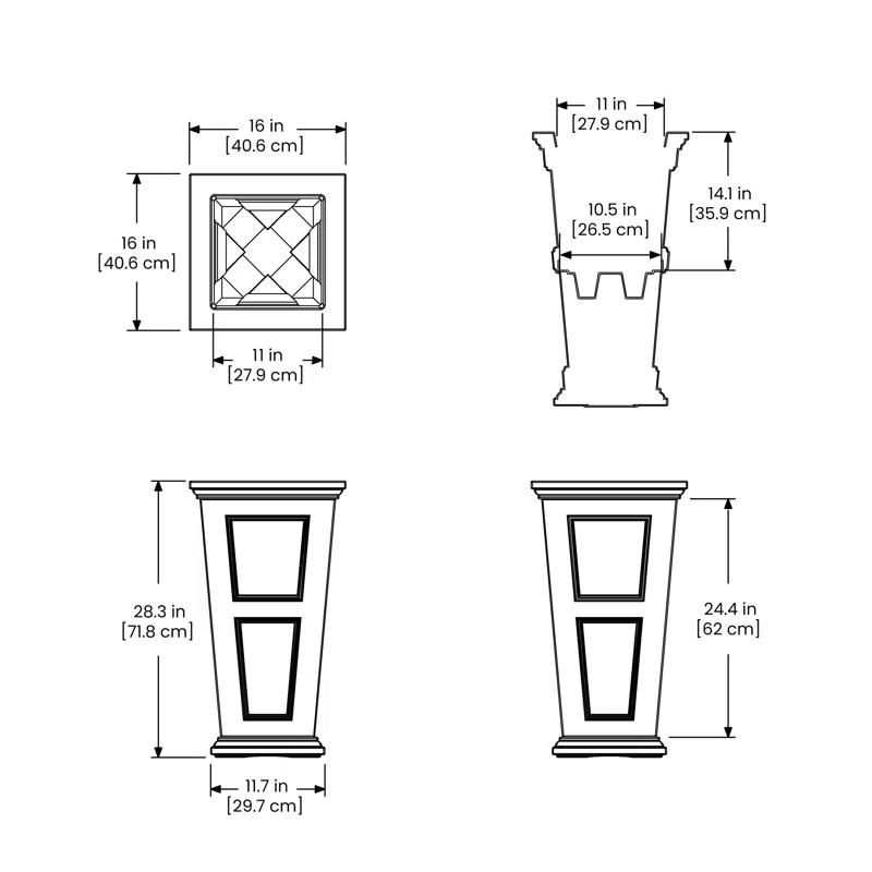 Anastasiya Polyethylene Pot Planter