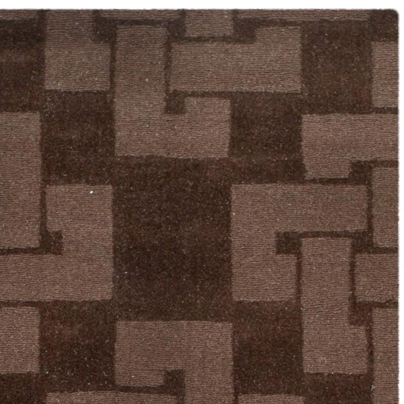 Martha Stewart Hand Tufted Wool Pile Geometric Rug