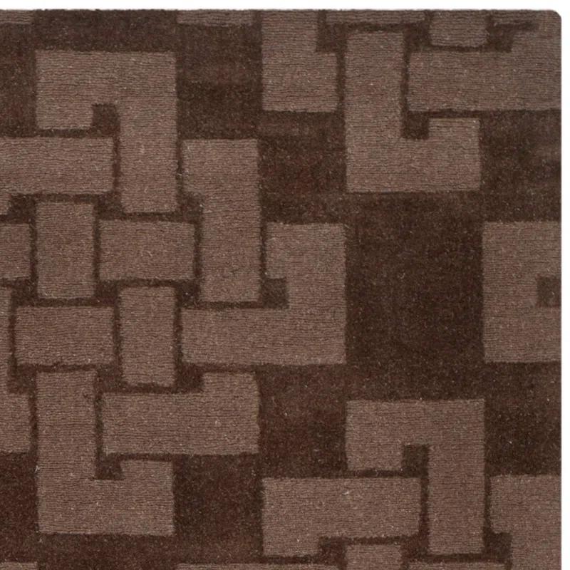 Martha Stewart Hand Tufted Wool Pile Geometric Rug