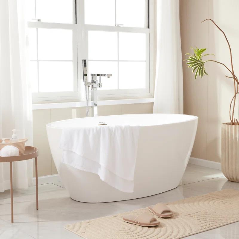 Freestanding Soaking Acrylic Bathtub