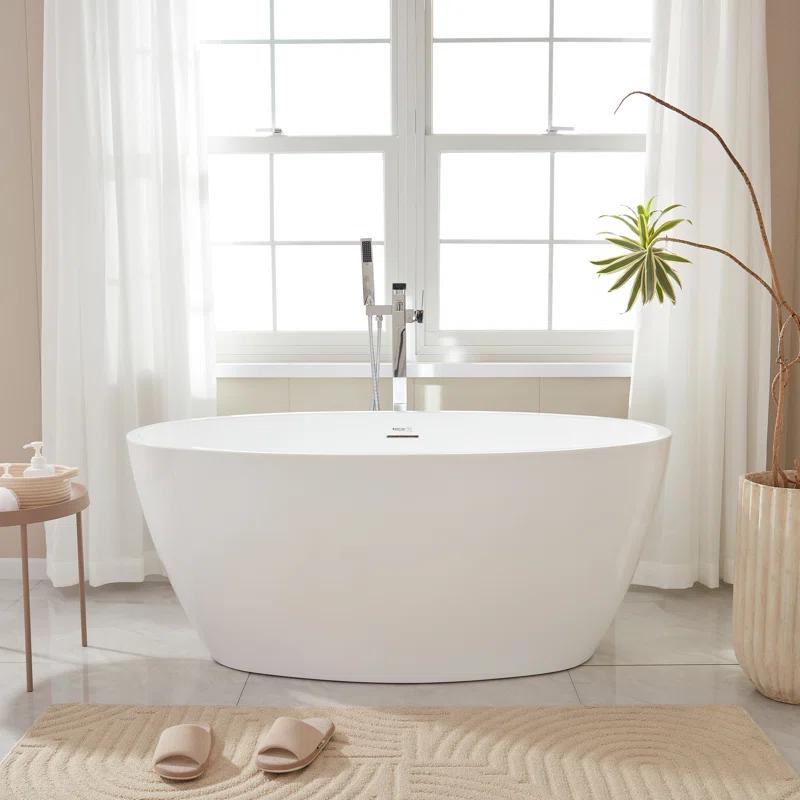 Freestanding Soaking Acrylic Bathtub