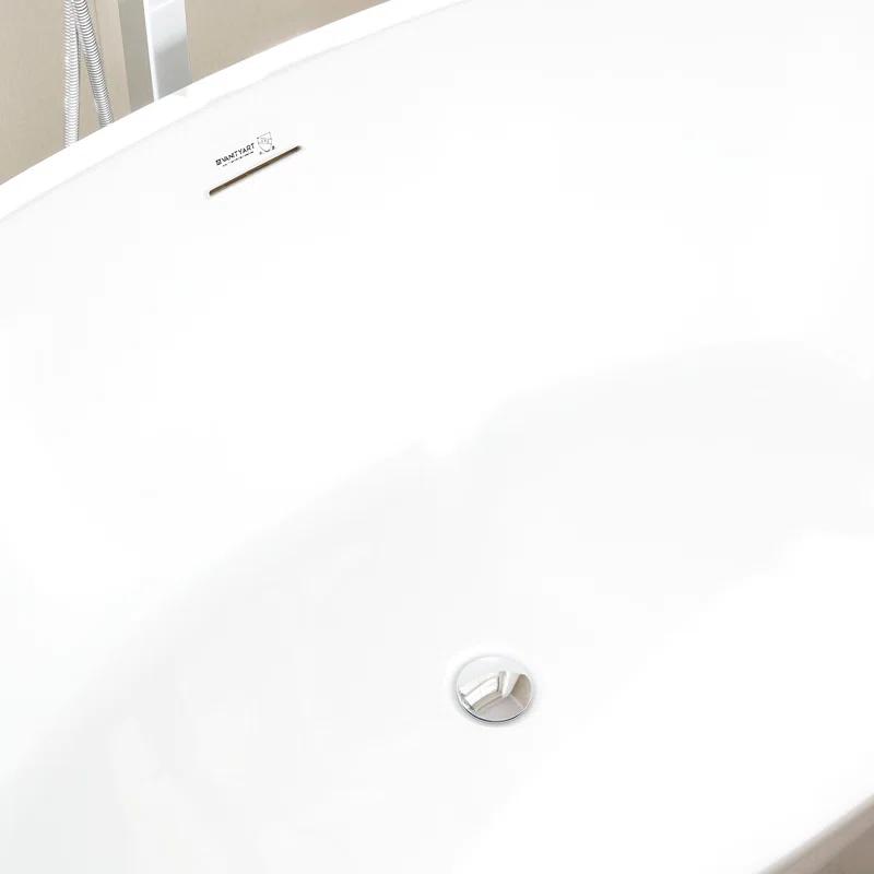 Freestanding Soaking Acrylic Bathtub