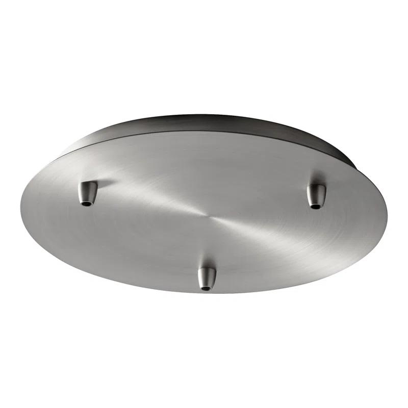 Signature Satin Nickel 13.12 Inch Multi Pendant Canopy Kit