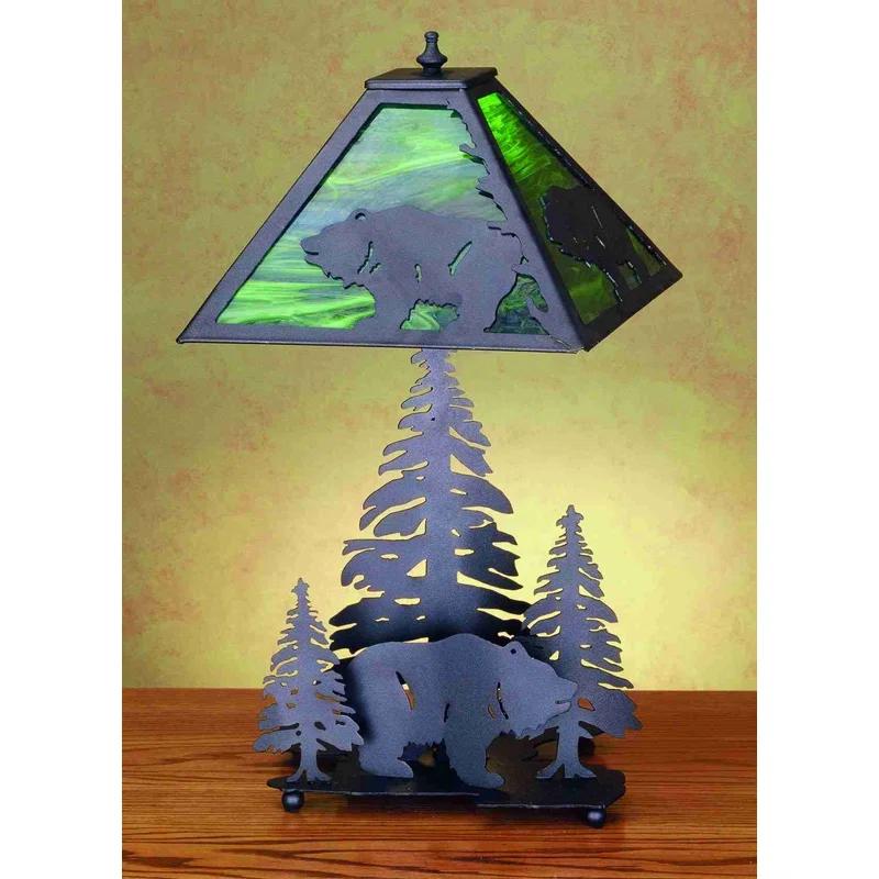 Meyda Lighting Rustic Lodge Table Lamp