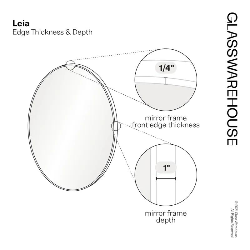 Leia Round Mirror
