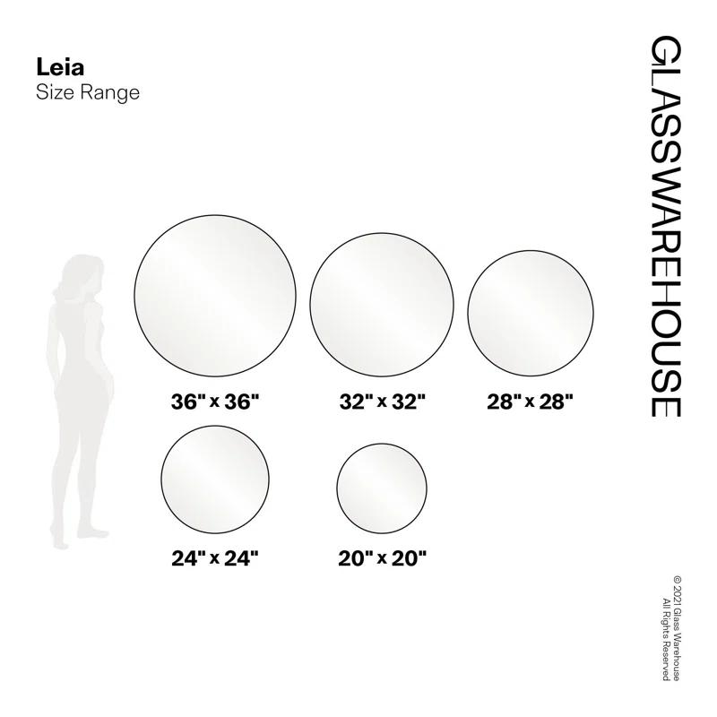 Leia Round Mirror