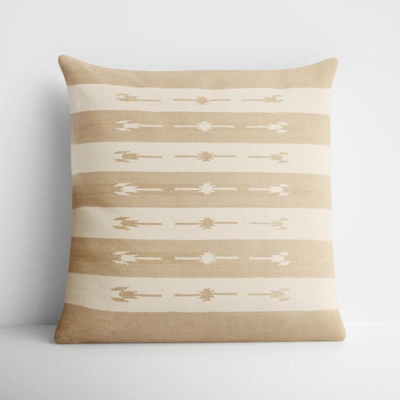 Estela Striped Cotton Throw Pillow