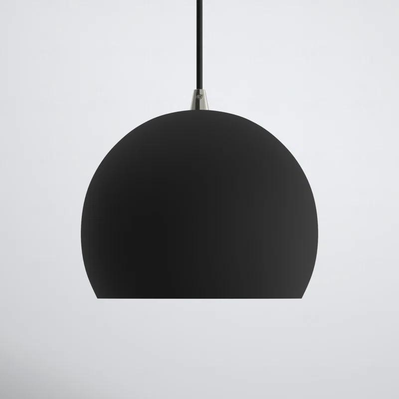 Piedmont Retro Steel Globe Pendant Light - Dimmable