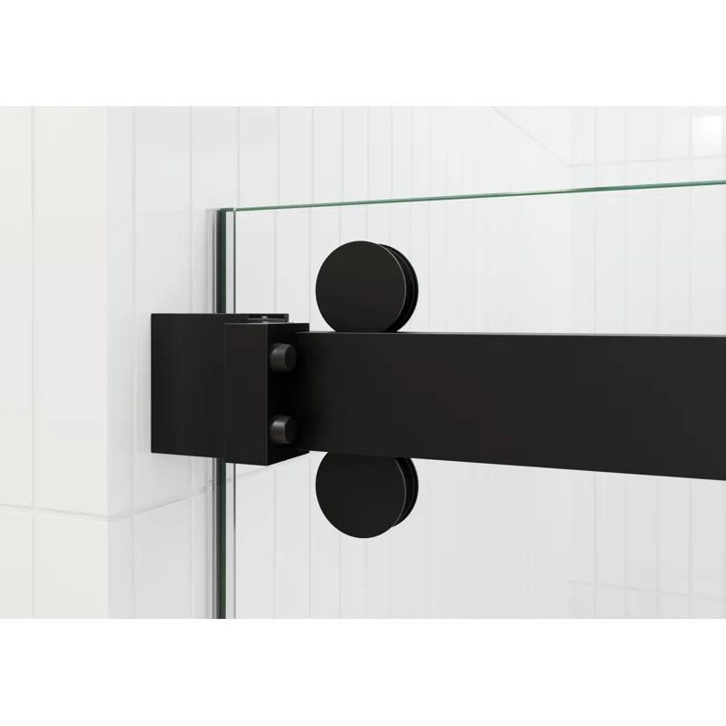 Polaris 60 in. x 60 in. Fully Frameless Sliding Bypass Bathtub Door
