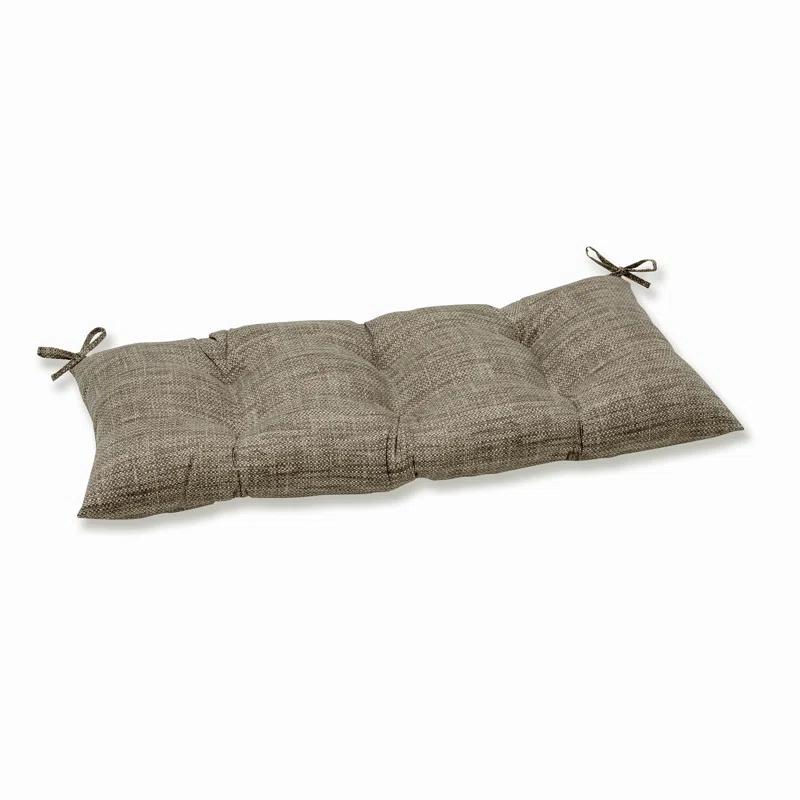 Plush Space-Themed 44" Outdoor Bench Cushion with Ties