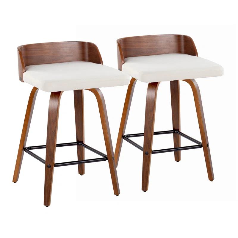 Swivel Upholstered Counter Stool