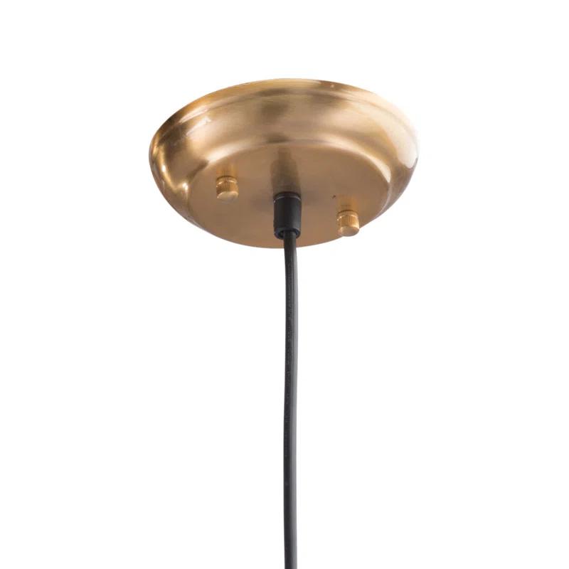 Modern Gold-Plated Steel 10" Irenza Ceiling Lamp