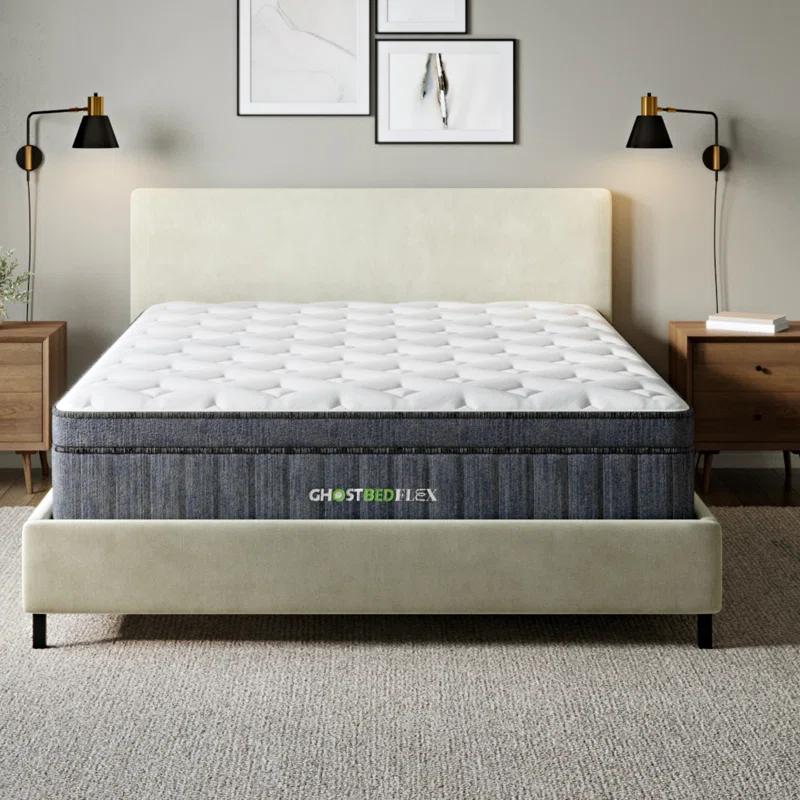 King Pillowtop Gel Memory Foam Adjustable Bed