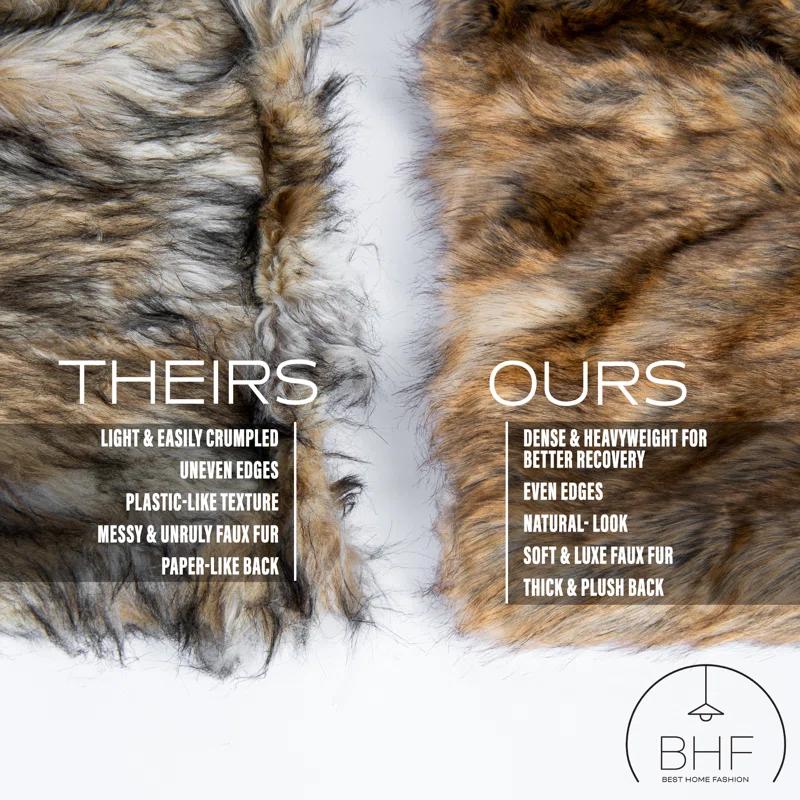 Faux Fur Throw