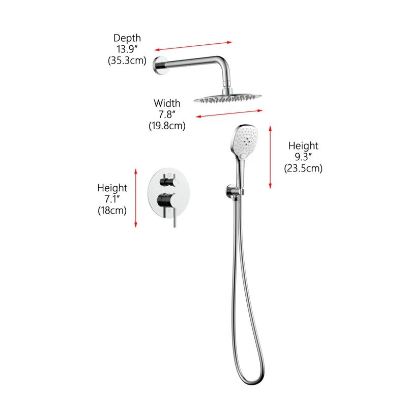 George Pressure-Balanced All-In-One Kit with Rough in-Valve