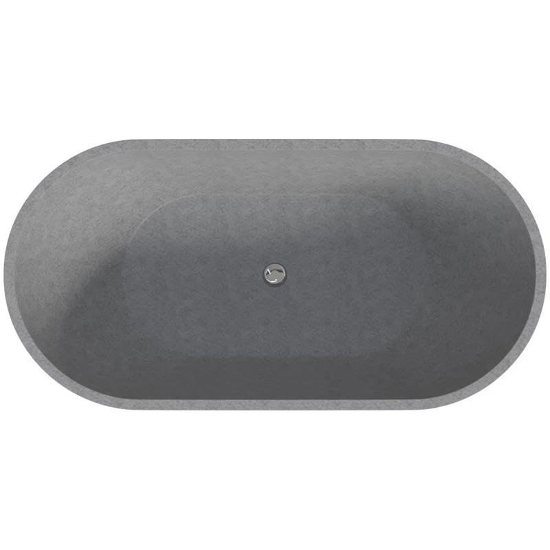 59'' x 29.5'' Soaking Stone Bathtub