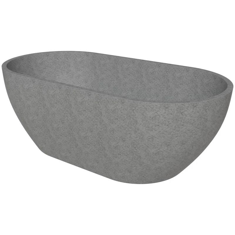 59'' x 29.5'' Soaking Stone Bathtub