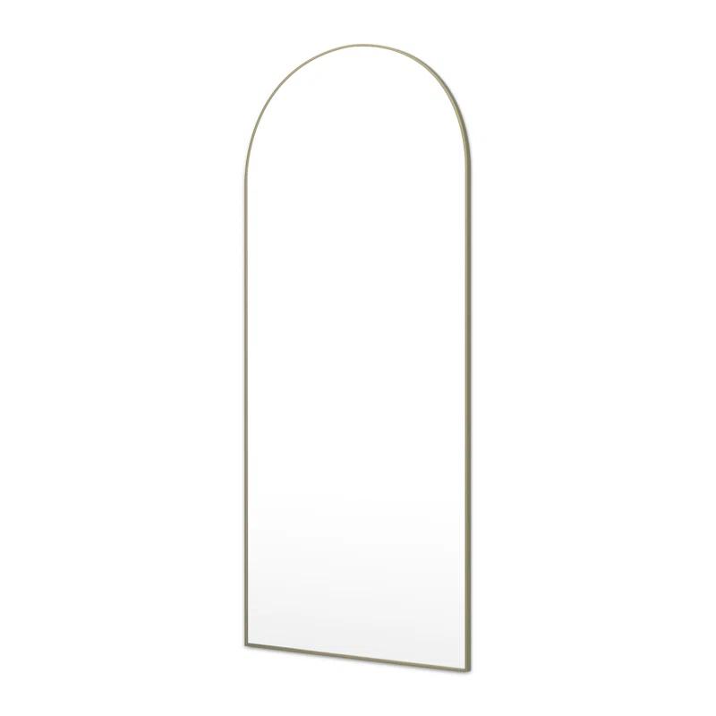 Elegant Kira 67"x30" Full-Length Bronze Wood Leaner Mirror