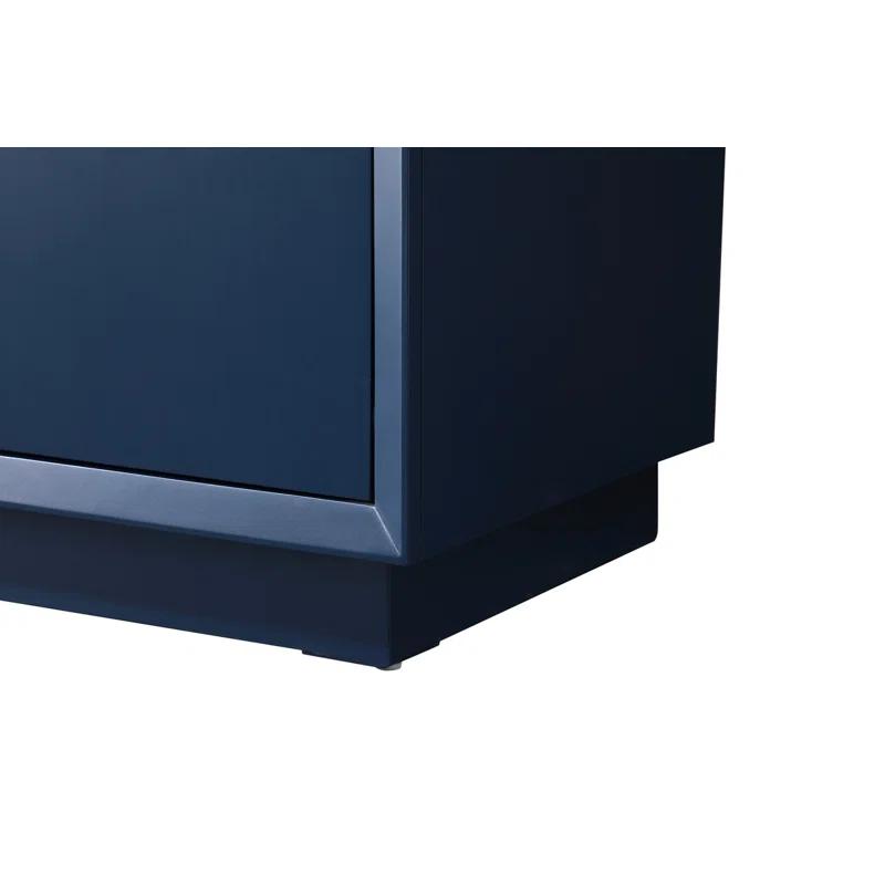 Hayes 36'' Single Bathroom Vanity with Engineered Marble Top