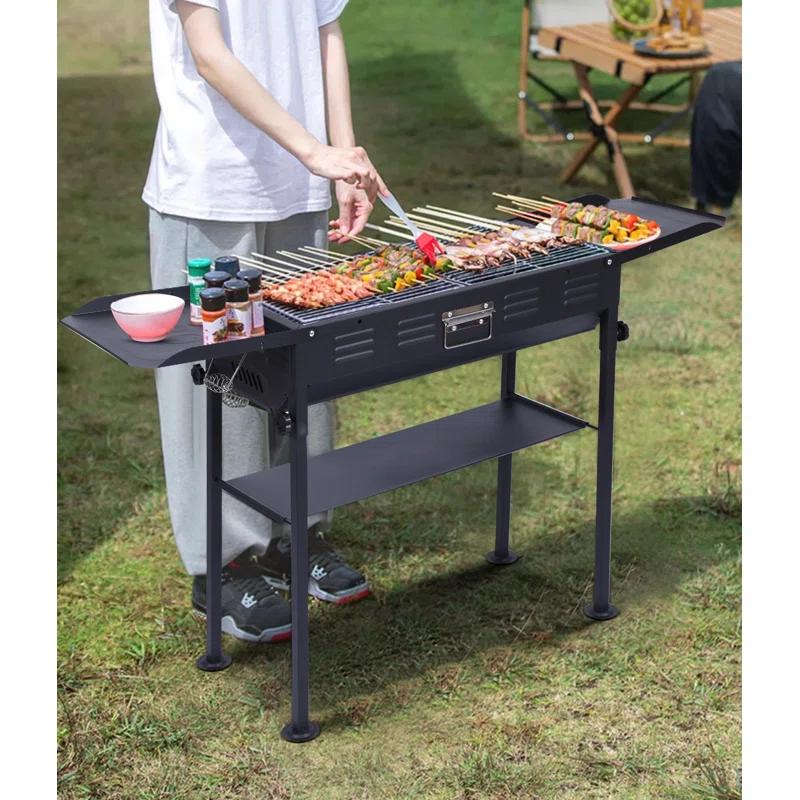 MUKE 45.4'' W Portable Charcoal Grill