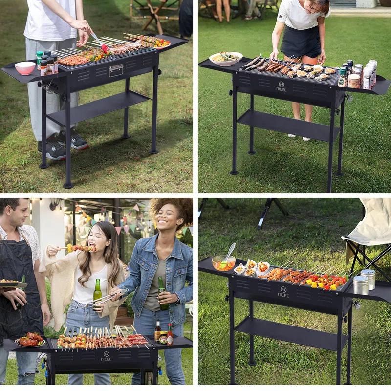 MUKE 45.4'' W Portable Charcoal Grill