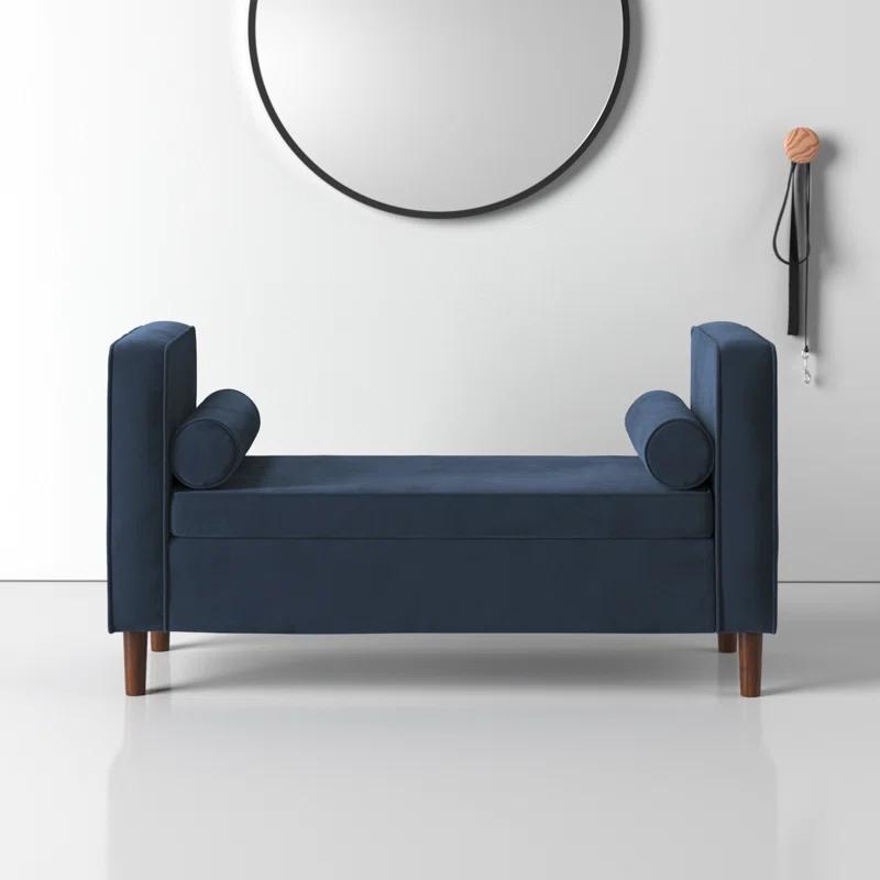 Kaj Velvet Storage Bench