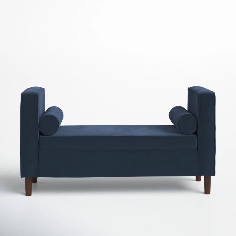 Kaj Velvet Storage Bench