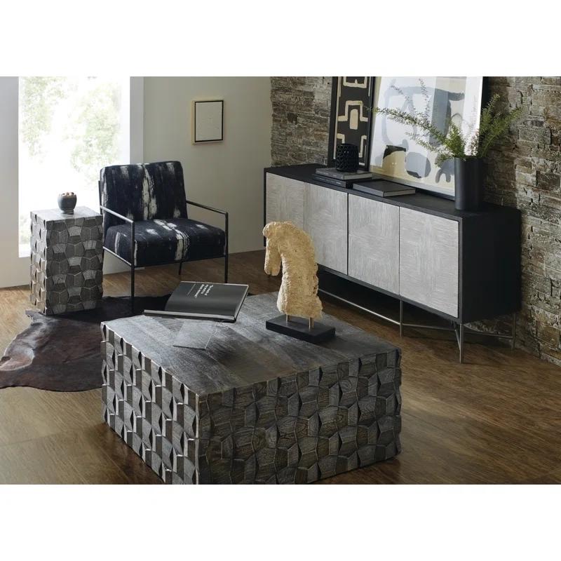 Commerce And Market Solid Wood End Table