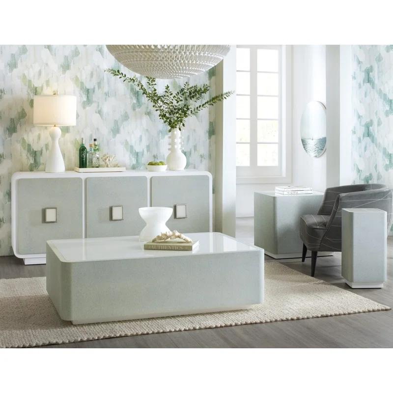 Melange Glass Top Coffee Table