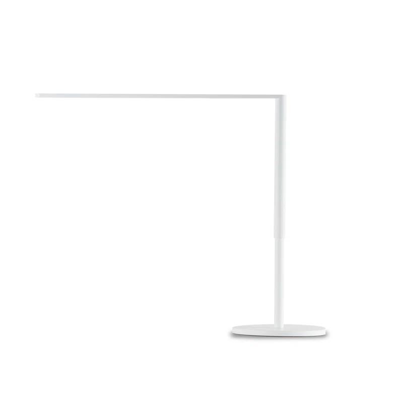 Lady7 Sleek Cordless Adjustable Matte White LED Desk Lamp