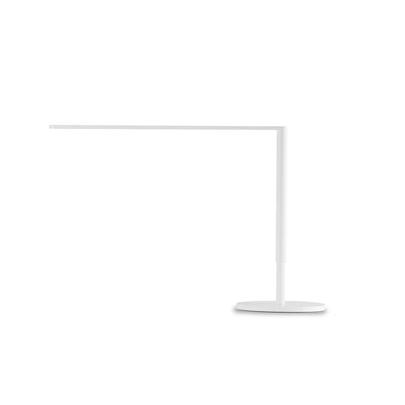 Lady7 Sleek Cordless Adjustable Matte White LED Desk Lamp