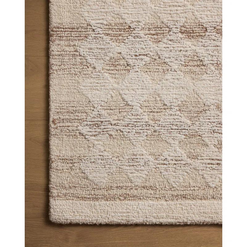 Magnolia Home by Joanna Gaines x Loloi Rae Natural / Ivory Area Rug