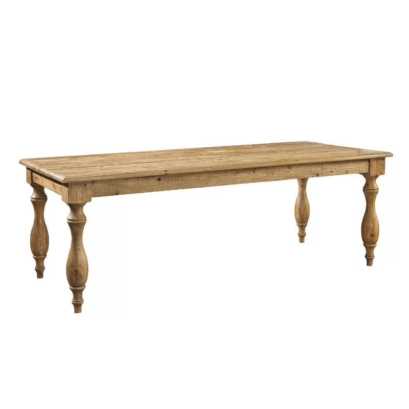 Biloxi Reclaimed Pine 87" Transitional Dining Table