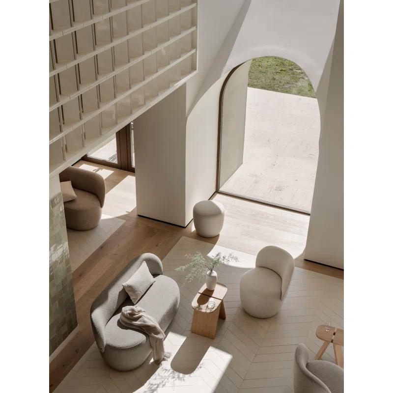 Frederike Martens Inspired Ceola White Ceramic Table Vase