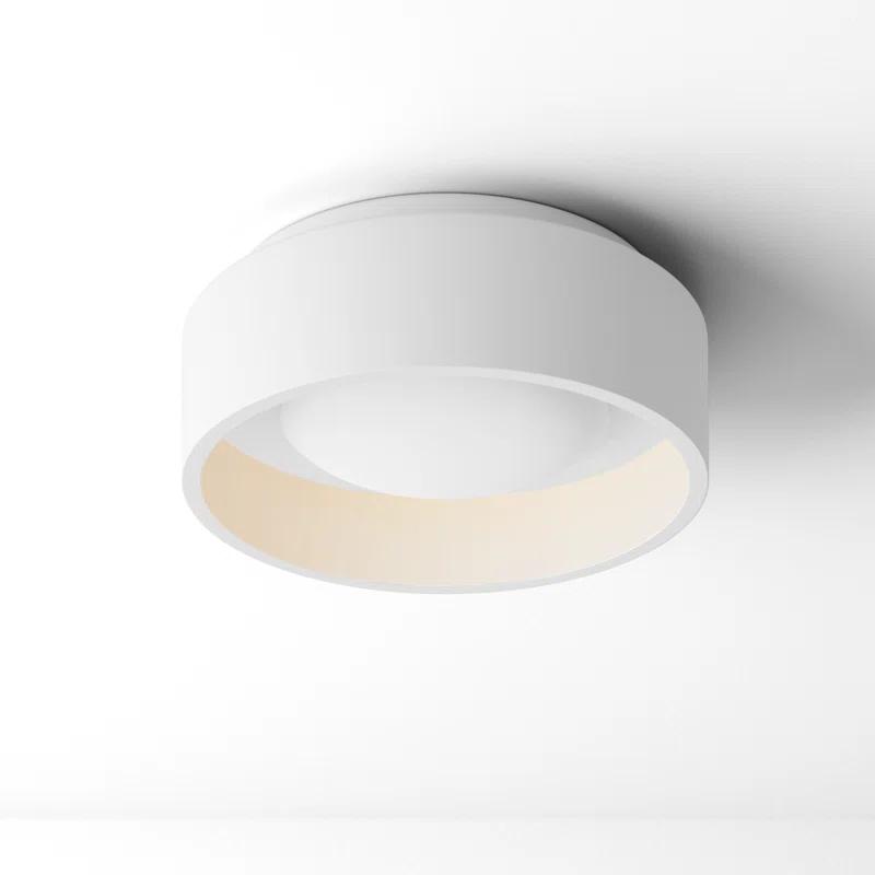 Orbit 20W White Acrylic LED Flush Mount Light