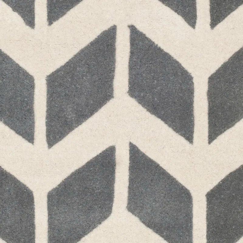 DASTINGO Chatham Hand Tufted Wool Chevron Rug